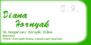 diana hornyak business card